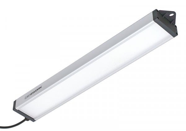 LED2WORK Arbeitsplatzleuchte UNILED SL AC, 545mm, 5200-5700K, SCHUKO 3m, Abdeckung Mikroprismen, 17W, 220-240V AC, 110914-62