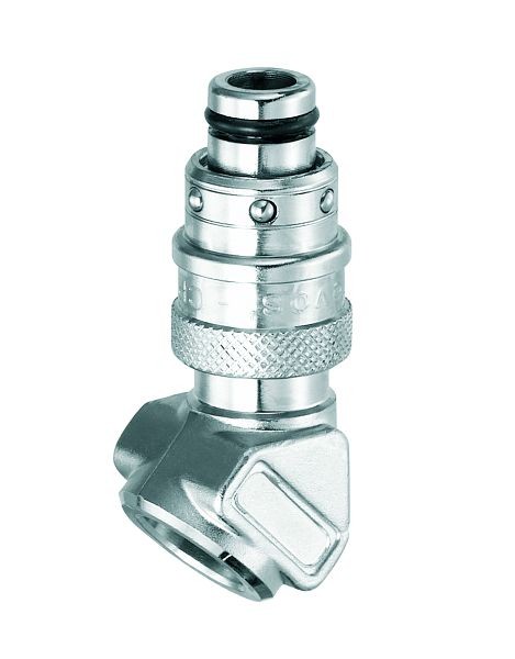 Prevost Stecker 135° mit zylindrischem Innengewinde, IG BSPP= G 1/4, VE: 10 Stück, CPI 086101RO