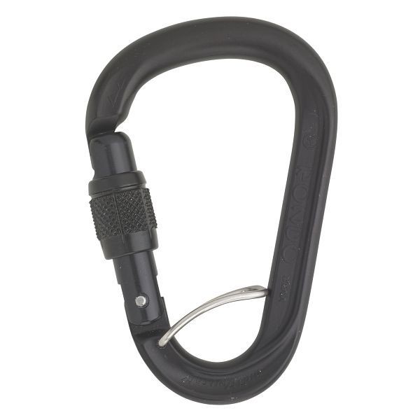 AustriAlpin Karabiner HMS RONDO Schraubverschluss Selfie, eloxiert, VE: 40 Stück, KR11BS-X