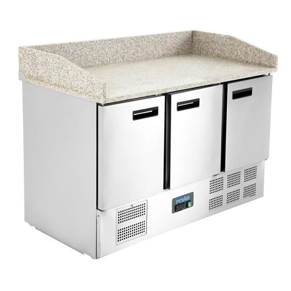 Polar G-Serie Pizzawerkbank mit Granitarbeitsplatte 368L, CN402