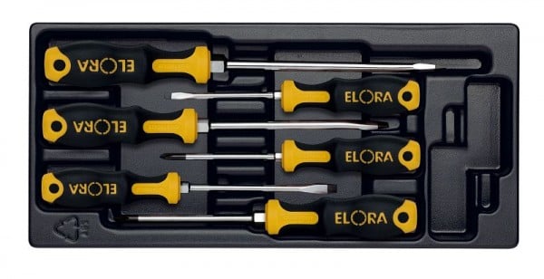 ELORA QUATROLIT® 2K-Schraubendreher-Satz, 6-teilig, MS-36, 0000536001000