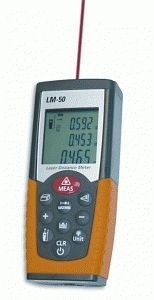 DOSTMANN LM 50 Laser-Distanzmessgerät 0,05..50 Meter (typ. +-1,5mm), 5040-0050