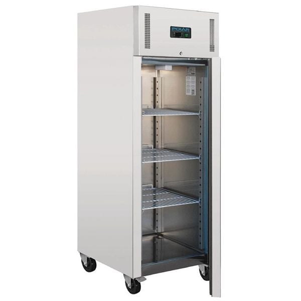 Polar Kühlschrank Edelstahl 650L, U632