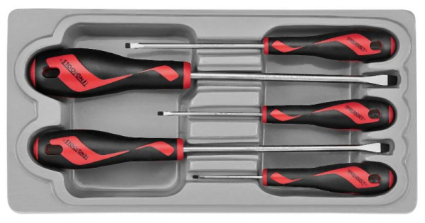 Teng Tools Schraubendreher-Set, Schlitz, 5 Teile, MD906N5