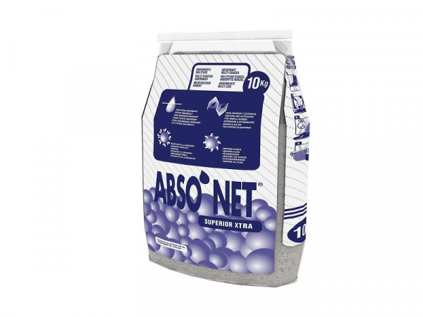 Schoeller Öl-Bindemittel-Granulate, Extrafein-Korn 0,3-0,9, VE: 10 kg, weiß, Aufnahme 21 Liter, AbsonetSuperiorXtra 10 KG