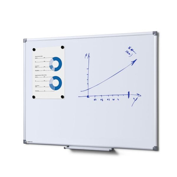 Showdown Displays Whiteboard SCRITTO Economy, 90x60, WBNECS90x60