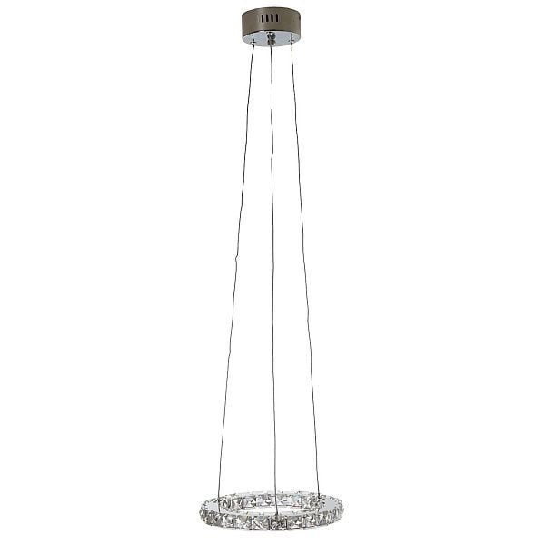 Mendler LED-Hängeleuchte HW152, Hängelampe Deckenleuchte Pendelleuchte, Kristallglas, 37439