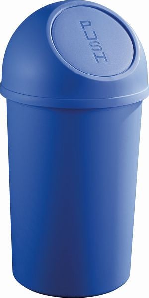 helit Push-Abfallbehälter "the flip" 25L, VE: 3 Stück, blau, H2401234