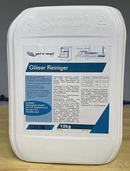 gel-o-mat Gläser-Reiniger 12 Kg Kanister, 3075.1