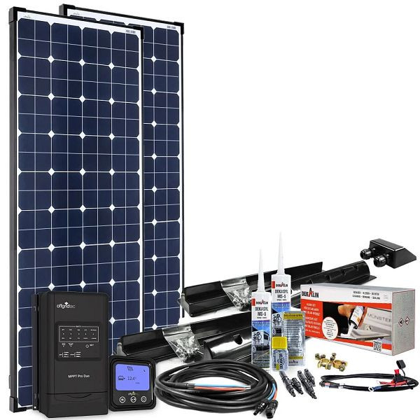 Offgridtec 300W MPPT 12V Wohnmobil Komplettset EBL-Option, 4-01-005455