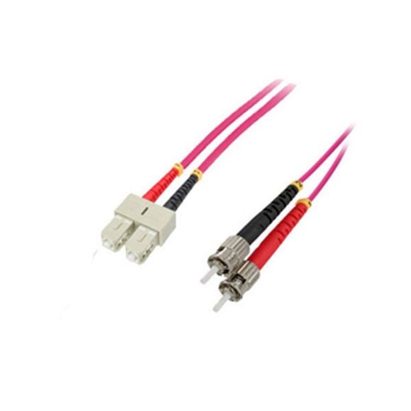 shiverpeaks BASIC-S, Duplex Patchkabel SC/ST 50/125µ, OM4, violett, 20,0m, BS77914/4