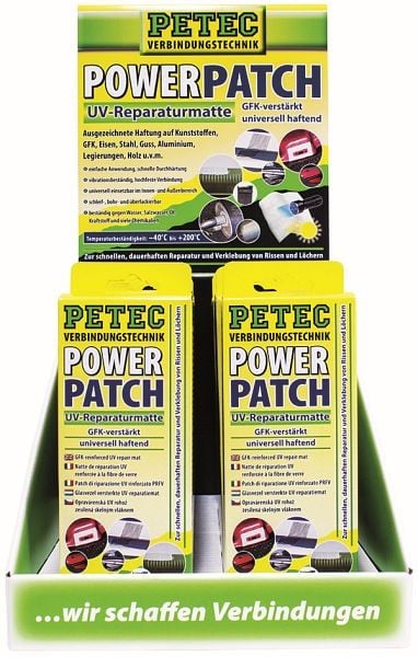 Petec Display Power Patch Inhalt 12 Stueck 85150 (75mm x 150mm), 85012