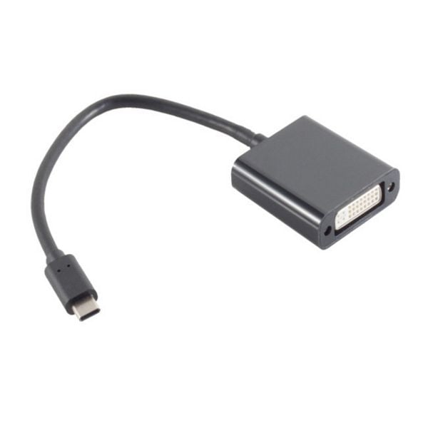 S-Conn Adapter USB C-Stecker 3.1 auf DVI 24+5 Buchse, 14-05004