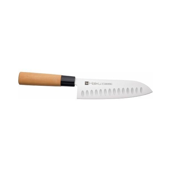 CHROMA Haiku Original Santoku mit Kulle, 17 cm, H16