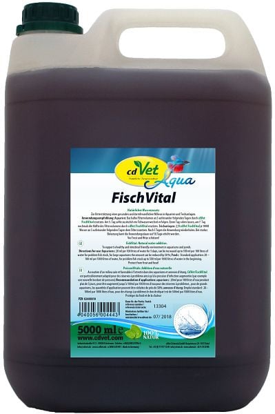 cdVet FischVital 5 L, Länge: 15 cm, Breite: 18,8 cm, Höhe: 30,8 cm, 444