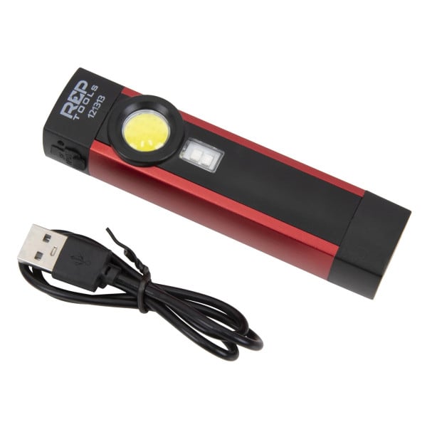 Stahlmaxx Robuste Werkstatt-Lampe, COB-LED Arbeitsleuchte mit Magnet, XXL-121313