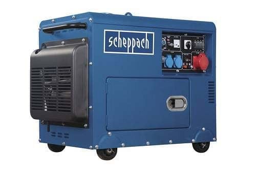 Scheppach Stromgenerator SG5200D, maximal 5000W Strom, 5906222903