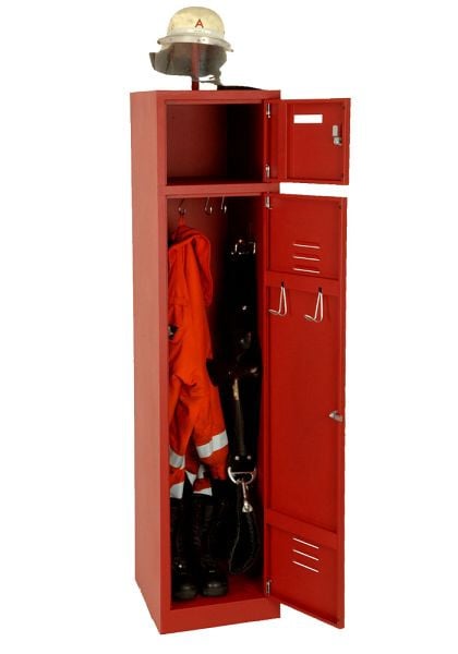 KEMMLIT Feuerwehrschrank mit einem Abteil, mit Tür, 100886