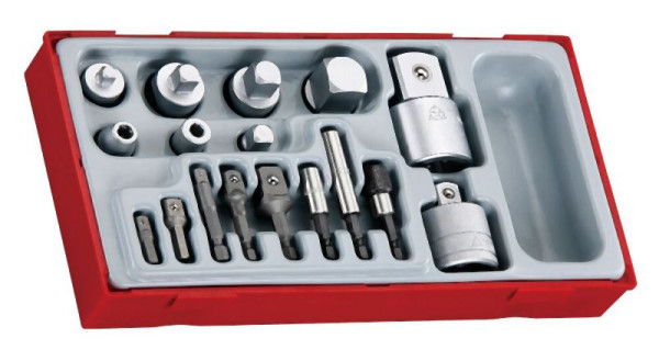 Teng Tools Steckschlüssel-Adapter-Set, TT1, 17 Teile, TTADP17