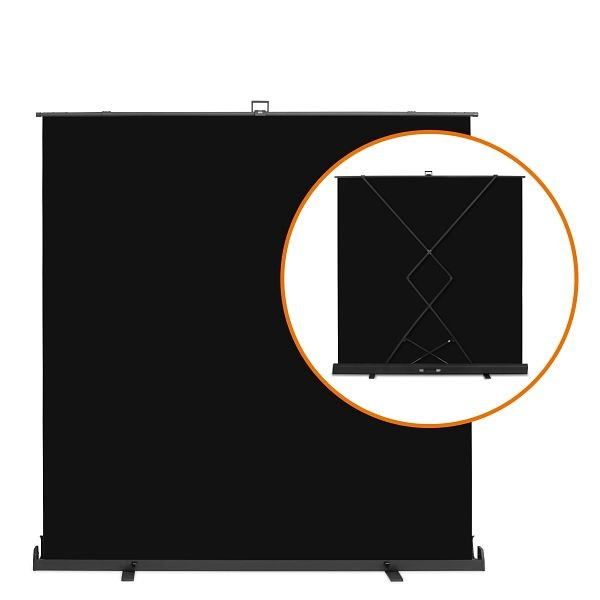 Walimex pro Roll-up Panel Hintergrund schwarz 210x220, 1023211