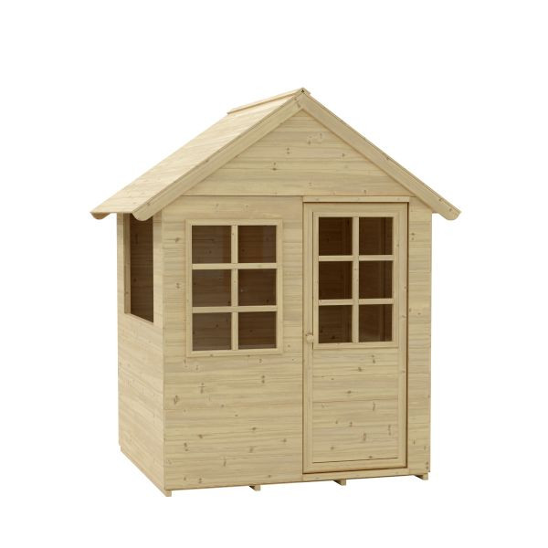 Westmann Holz Spielhaus Holla, Natur, 92x99x140 cm, WM390