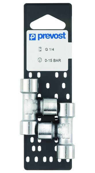 Prevost T-Stück Auf Lochplatten G 1/4, VE: 2 Stück, A11 14P2