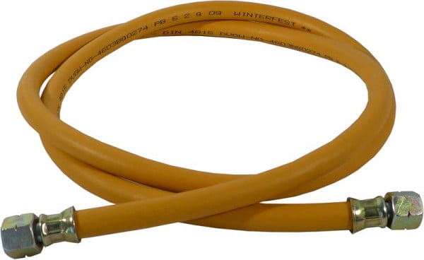 WLD-Tec DVGW Sicherheitsschlauch, für Flame 110 für Gewindeanschluss 3/8“ L«-»1/4“ L (1,5 m), 2.110.310