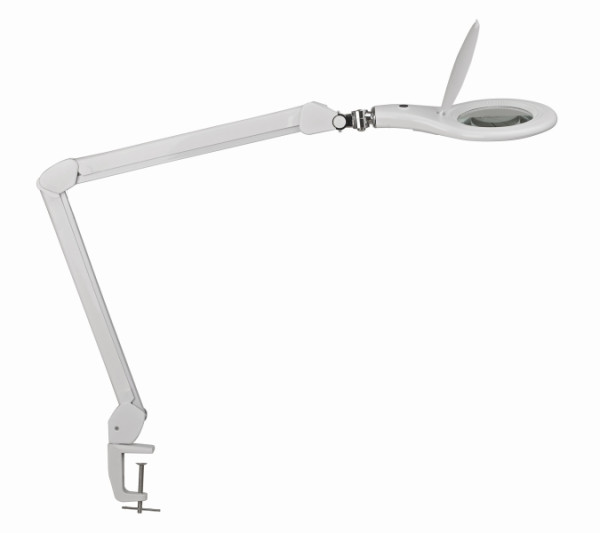 MAUL LED-Lupenleuchte MAULmakro, mit Klemmfuß, weiß, 8263302