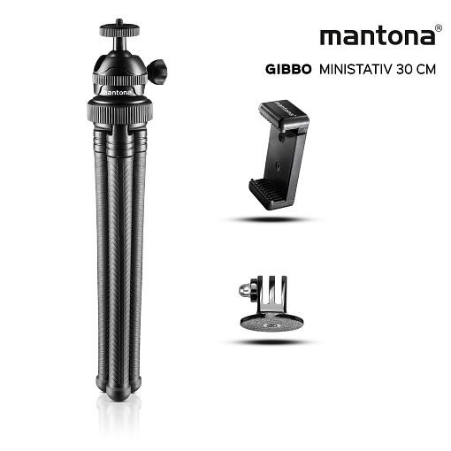 Mantona Gibbo Flex Ministativ 30 cm, 22759