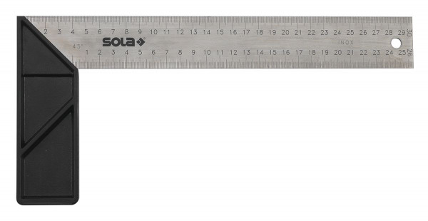 Sola Schreinerwinkel Kunststoff-Griff SRK 300 rostfrei, 300x145mm, VE: 6 Stück, 56016101