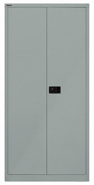 Bisley Flügeltürenschrank Universal, Garderobeneinsatz, silber, E782AAG355