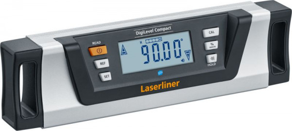 Laserliner DigiLevel Compact Digitale Elektronik-Wasserwaagen, Betriebsdauer: etwa 55 Stunden, VE: 2 Stück, 081.280A