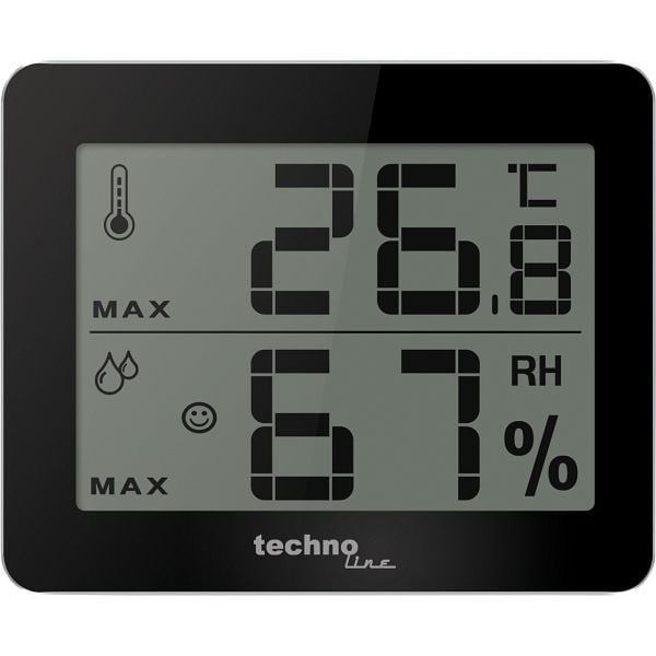 Technoline Raumklima Station, Abmaße: 100 x 81 x 10 mm, WS 9450