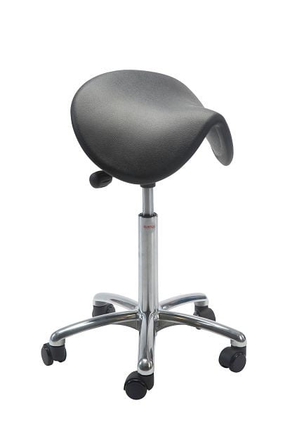 Global Professional Seating Dalton Sattelstuhl - Polyurethan Sattel Alu50, 4020062000