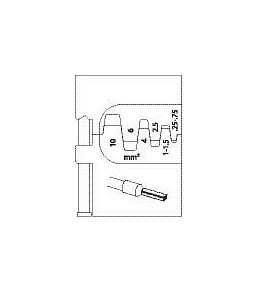 GEDORE Modul-Einsatz für Aderendhülsen, 0,25-10, 1830600