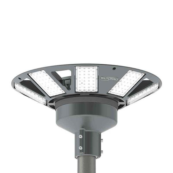 ELSPRO Mastaufsatzleuchte N8LED 2.1 230VAC/grau/d=76mm, N8GR3876