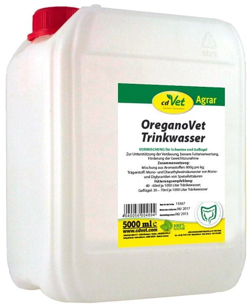 cdVet OreganoVet Trinkwasser 5 L, 489