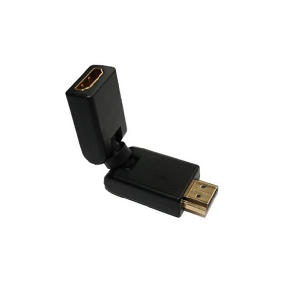 shiverpeaks BASIC-S, Adapter, HDMI-Stecker auf HDMI-Kupplung, Winkel Rotator, vergoldete Kontakte, BS77406