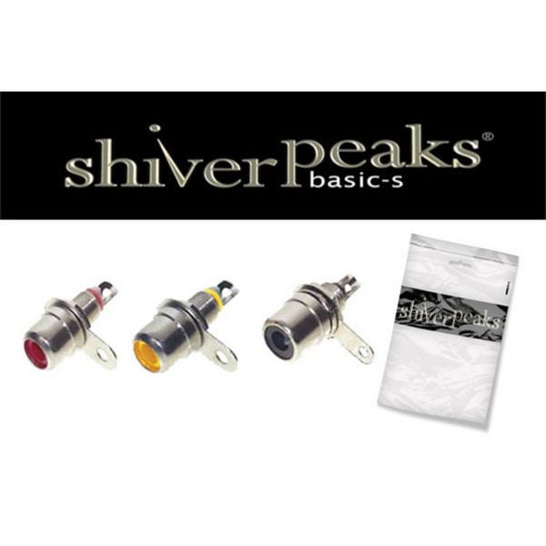 shiverpeaks BASIC-S, Cinch - Einbaubuchse, SET- 3-teilig gelb, rot und schwarz, BS52090-SET