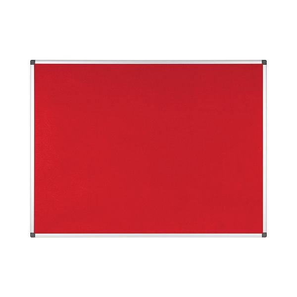 Bi-Office Maya Filztafel Rot mit Aluminiumrahmen 120x90cm, FA0546170