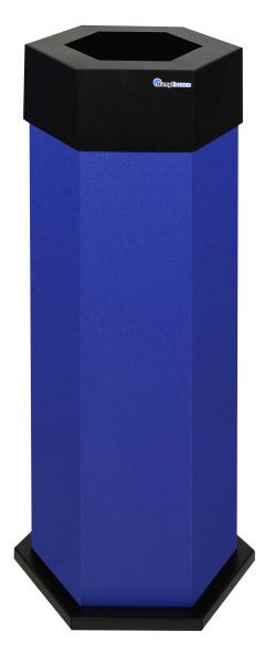 stumpf Sixco 1 smart Abfallsammler, ultramarinblau-metallic, Abmessung: 830x325x375 mm (HxBxT), 45 Liter, 565-045-05