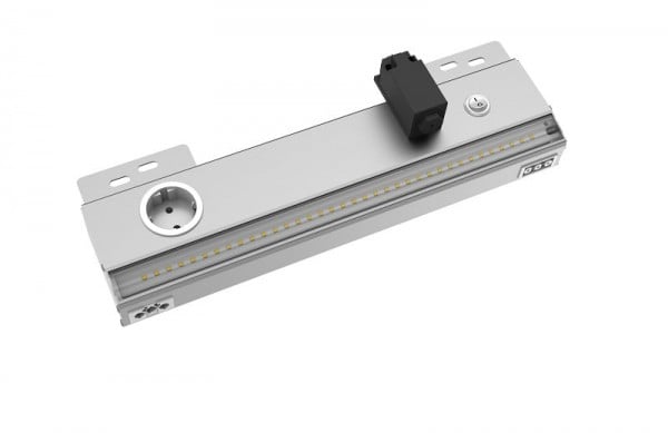 ELMEKO LED-Schaltschrankleuchte LLX-400-S, 230V AC, 1.200lm, 13W, mit Türpositionsschalter, 72 40X 1S