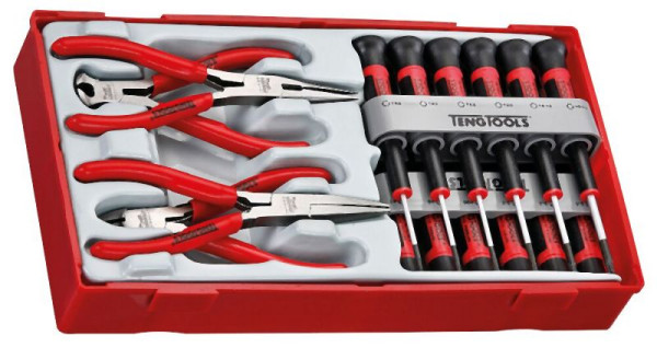 Teng Tools Mini-Zangen- & Schraubendreher-Set, TT1, 16 Teile, TTMI16