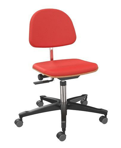 Dauphin Arbeitsstuhl Bezugsstoff rot, 266901