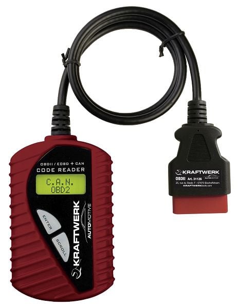 Kraftwerk OBD-II Tester, Diagnosegerät für Fahrzeuge, 31126