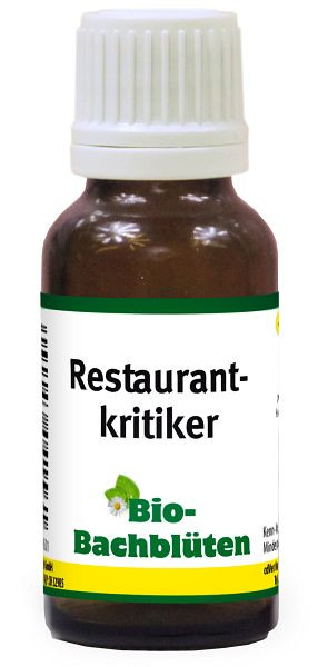 cdVet Bio-Bachblüten Restaurantkritiker 20ml, 4156