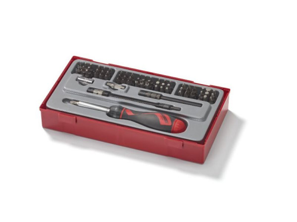 Teng Tools Ratschen-Schraubendreher-Bit-Set, TT1, 74 Teile, TTMD74