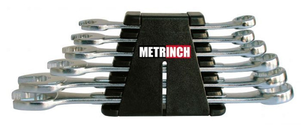 Metrinch Ring-Maulschlüssel-Satz, 6-teilig, MET-0106