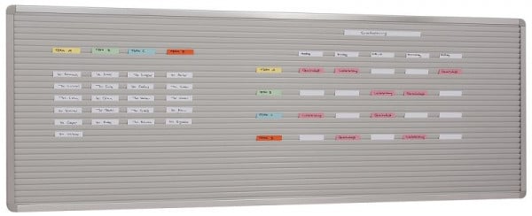 Eichner Einstecktafel, Schienenanzahl: 31, 160 x 58cm, 9080-00121