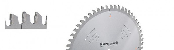 Karnasch Hartmetall-bestücktes Kreissägeblatt Formatieren - Hohlzahn 216x2,8/1,8x30mm 48 HDF-N - NL: 2-7-42, 111602216010